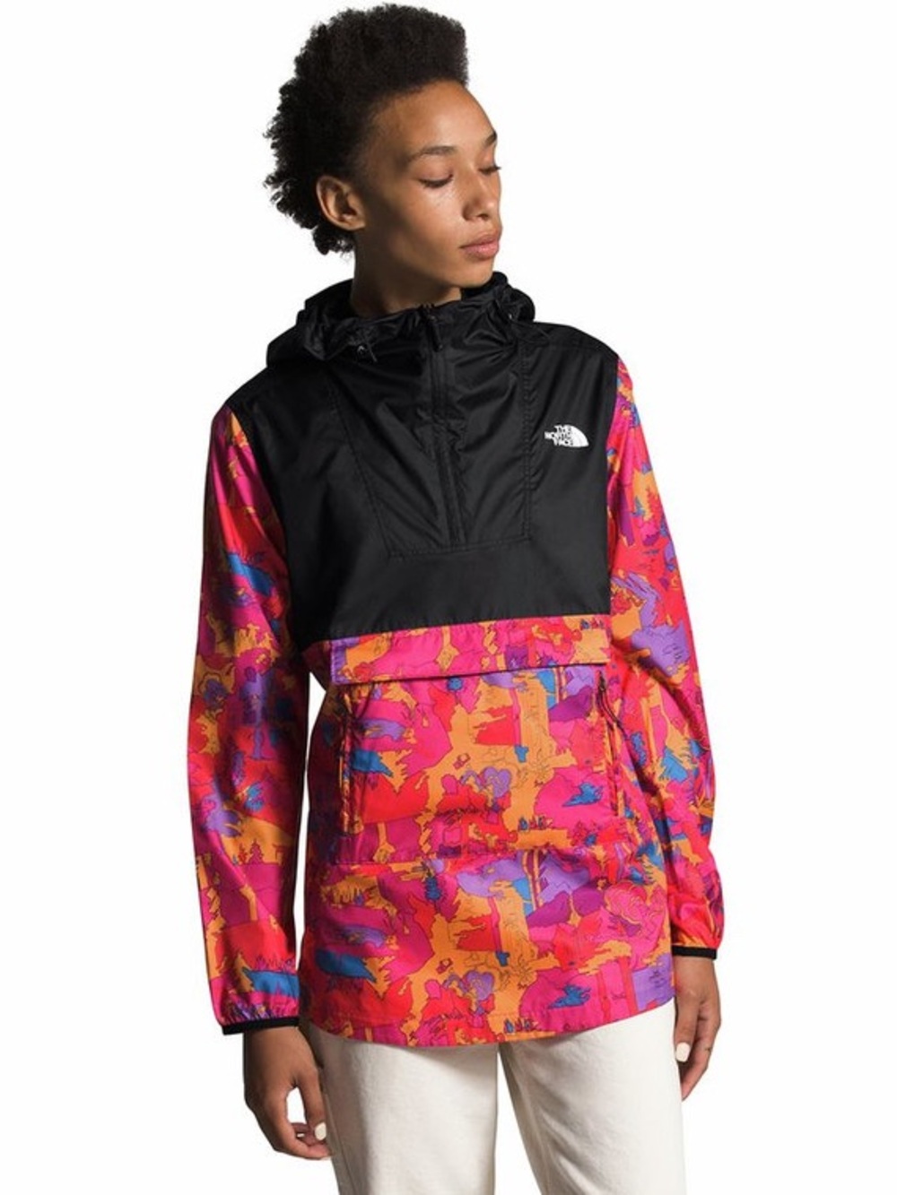 The north face fanorak windwall windbreaker pullover size small